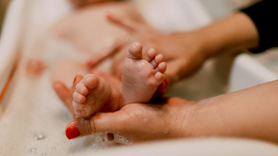baby bubble bath